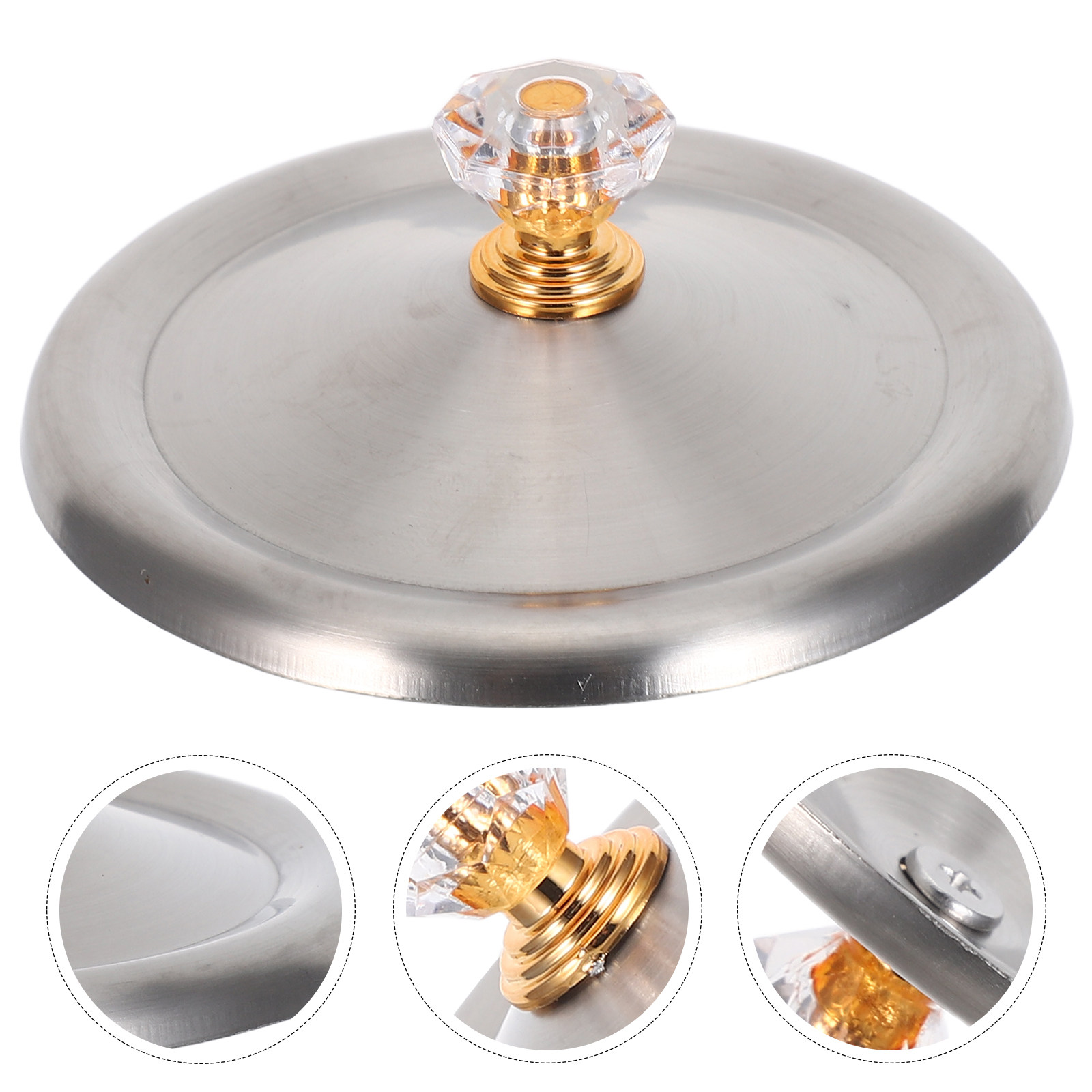 Coffee Tea Replacement - Universal Stainless Steel Mug Lid Replacement