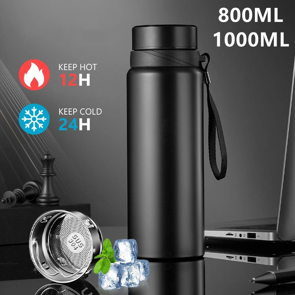 Coffee Tea Exchange - 800 1000ML Stainless Steel Thermal Water