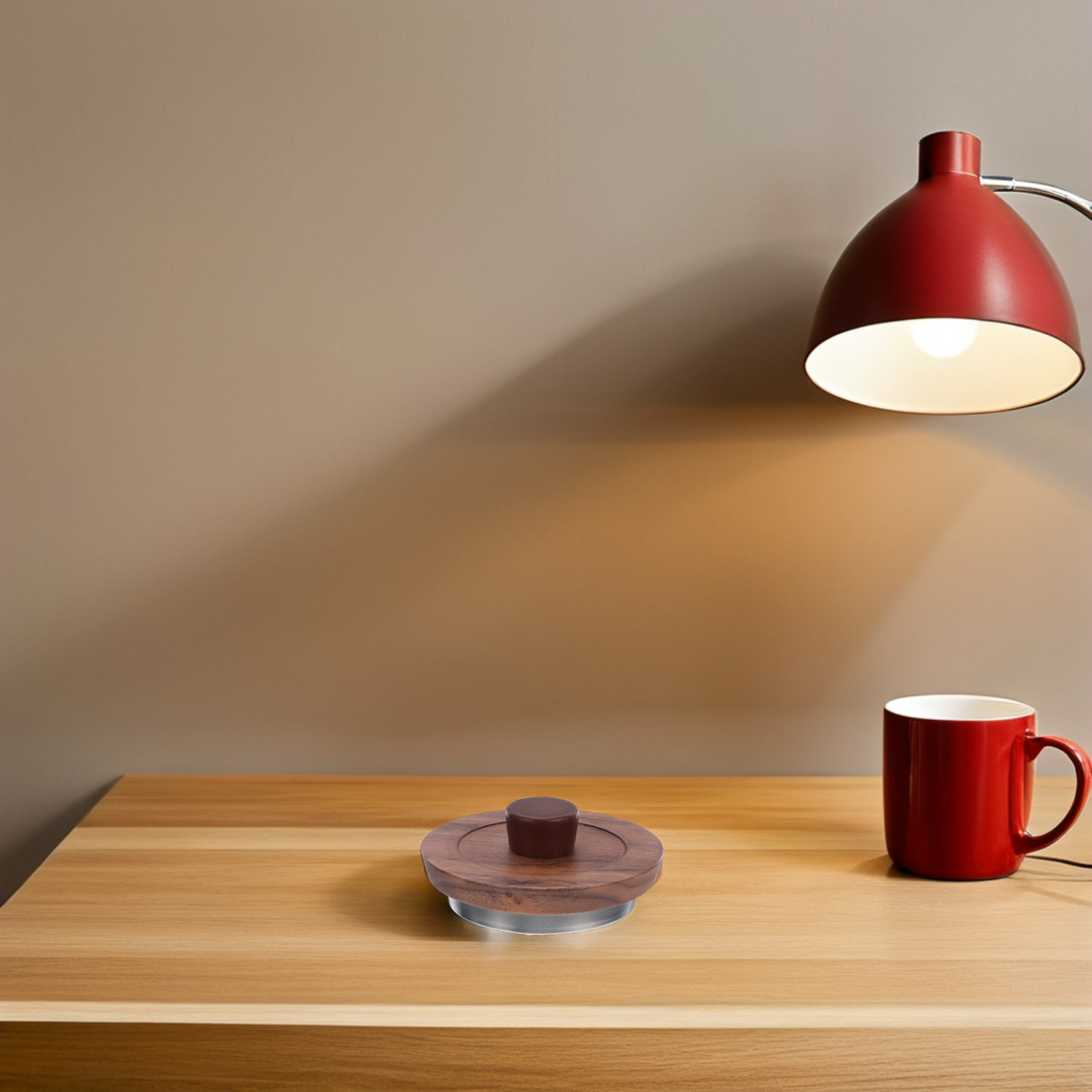 2Pcs Water Cup Lid Wooden Cove - Coffee Tea Replacement 评论和价格