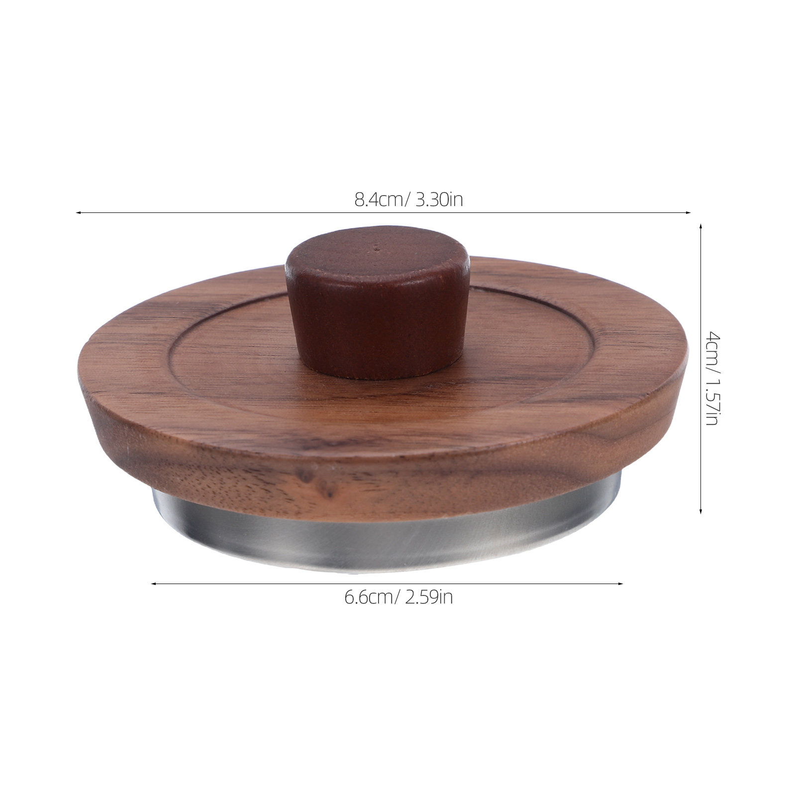 2Pcs Water Cup Lid Wooden Cove - Coffee Tea Replacement 评论和价格