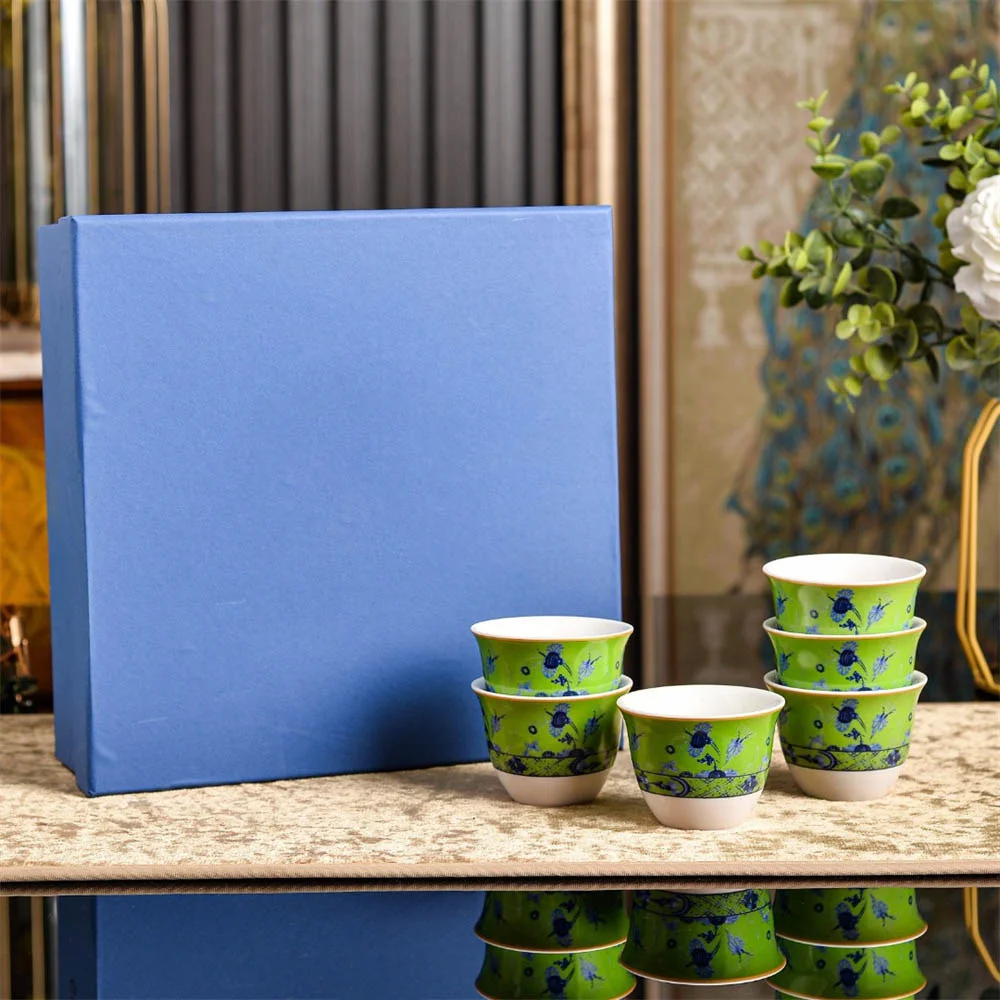 Oriental Series Ceramic Turkis - Coffee Tea Gift Set 评论和价格