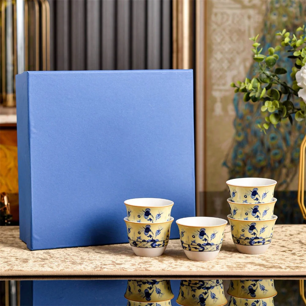 Oriental Series Ceramic Turkis - Coffee Tea Gift Set 评论和价格