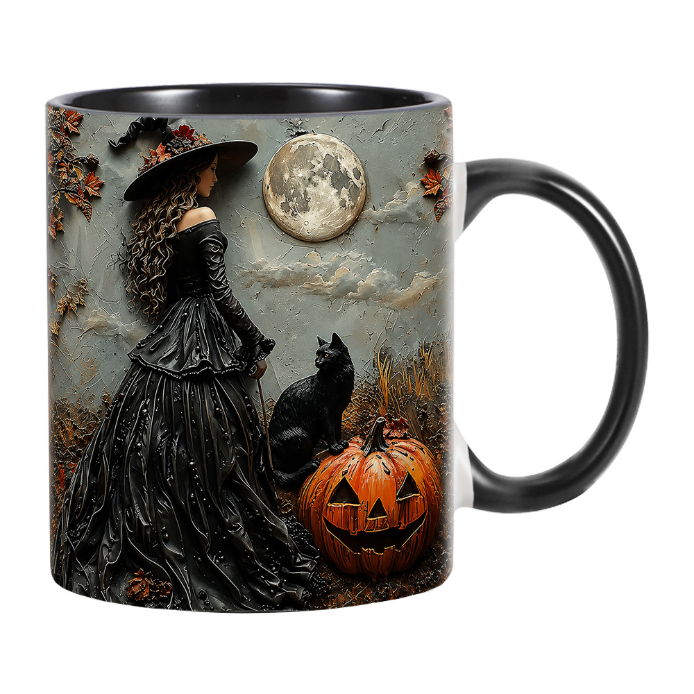 Halloween Pumpkin Wizard Ceram - Coffee Tea Festival 评论和价格