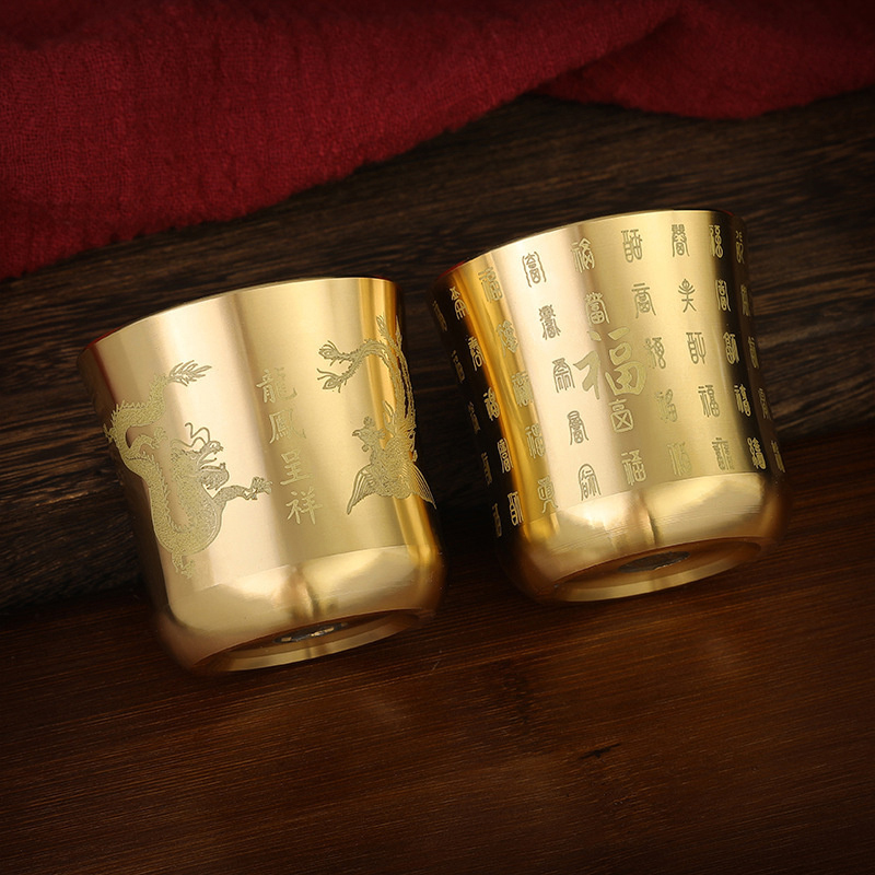 **Brass Tea Cups Tea Mug Homew - Coffee And Tea Bar 评论和价格