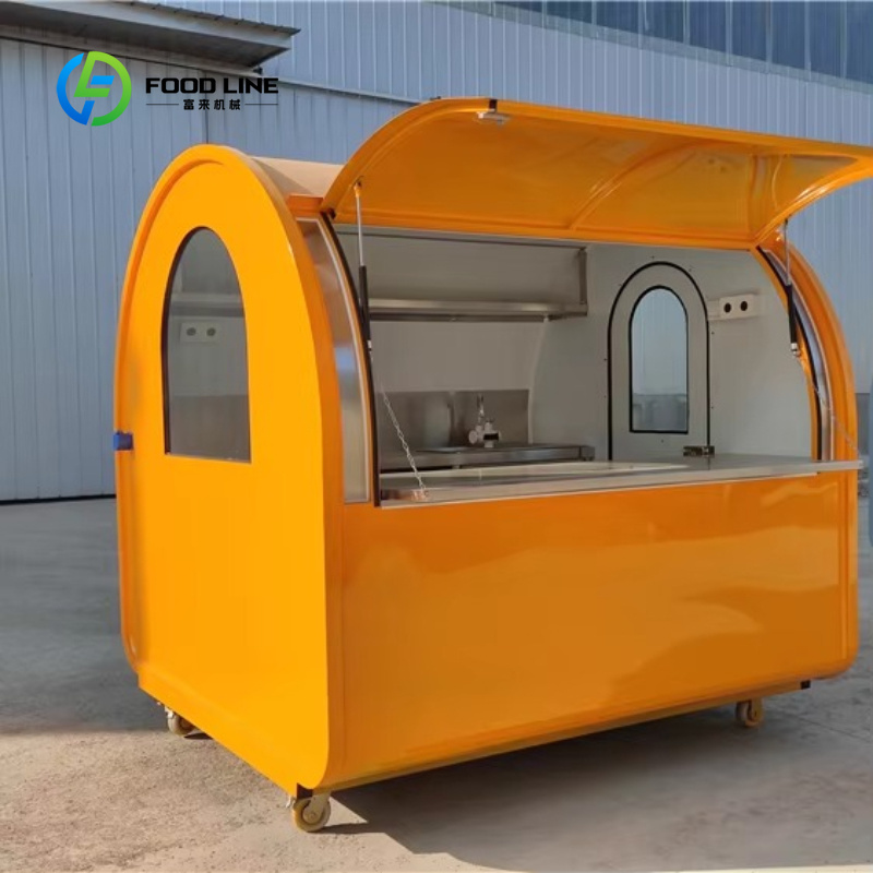 Customized Small Wheels Mobile - Coffee Tea Kiosk 评论和价格
