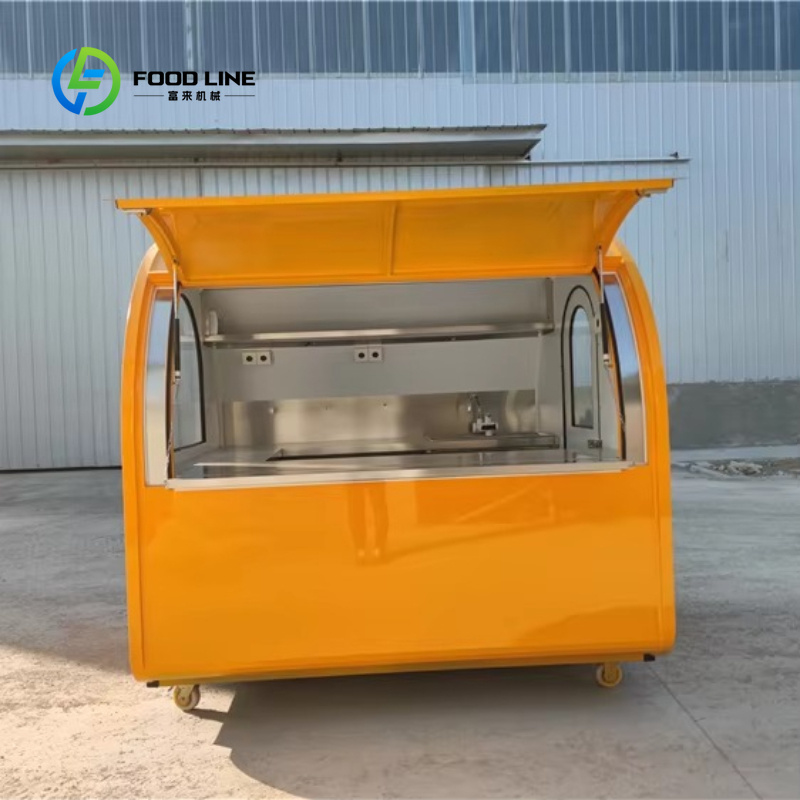 Customized Small Wheels Mobile - Coffee Tea Kiosk 评论和价格