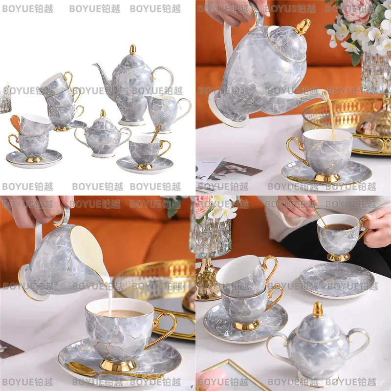 Luxury Bone China Coffee Cup a - Coffee Tea Gift Set 评论和价格