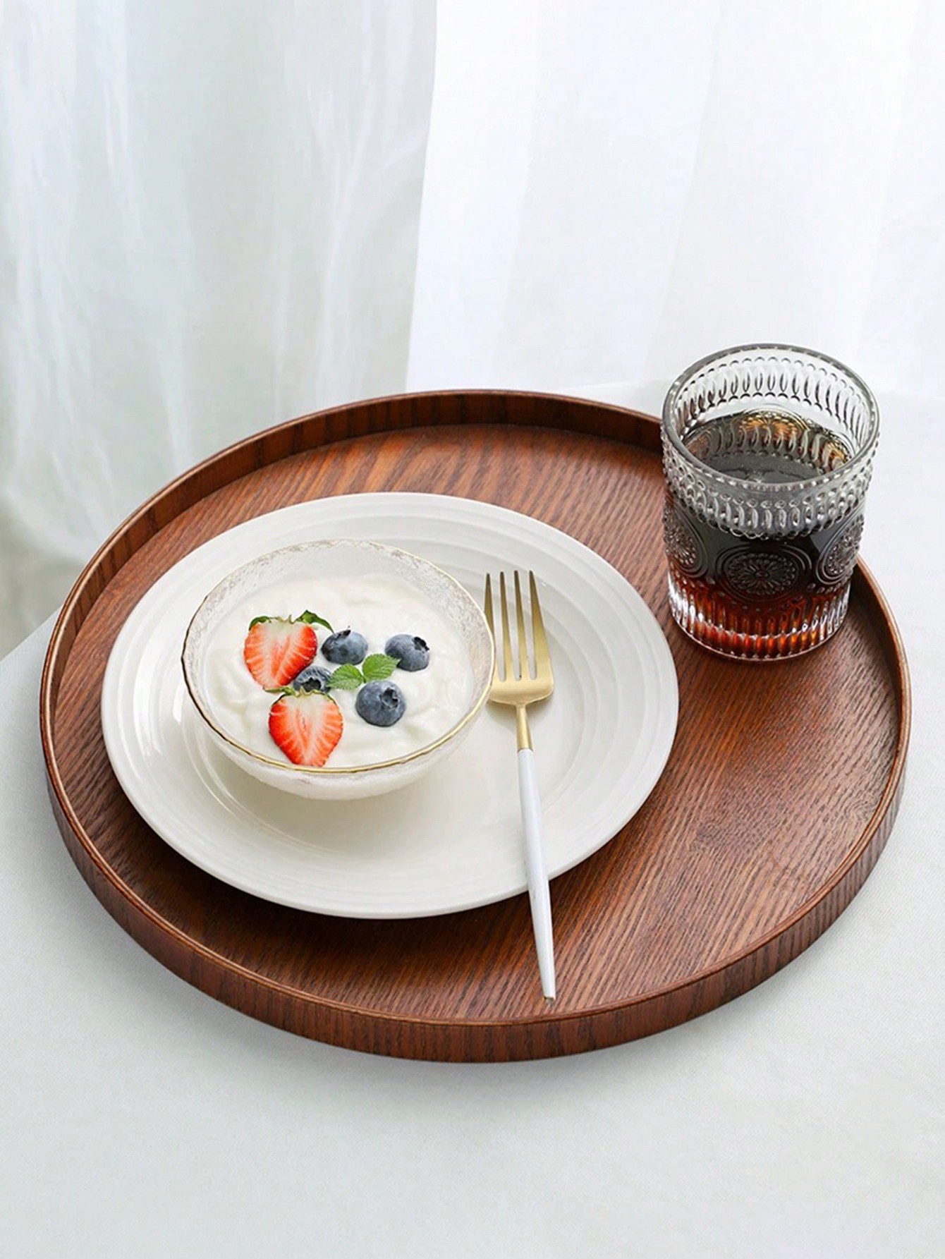 1pc/3pcs Natural Wooden Servin - Coffee Tea Organizer 评论和价格