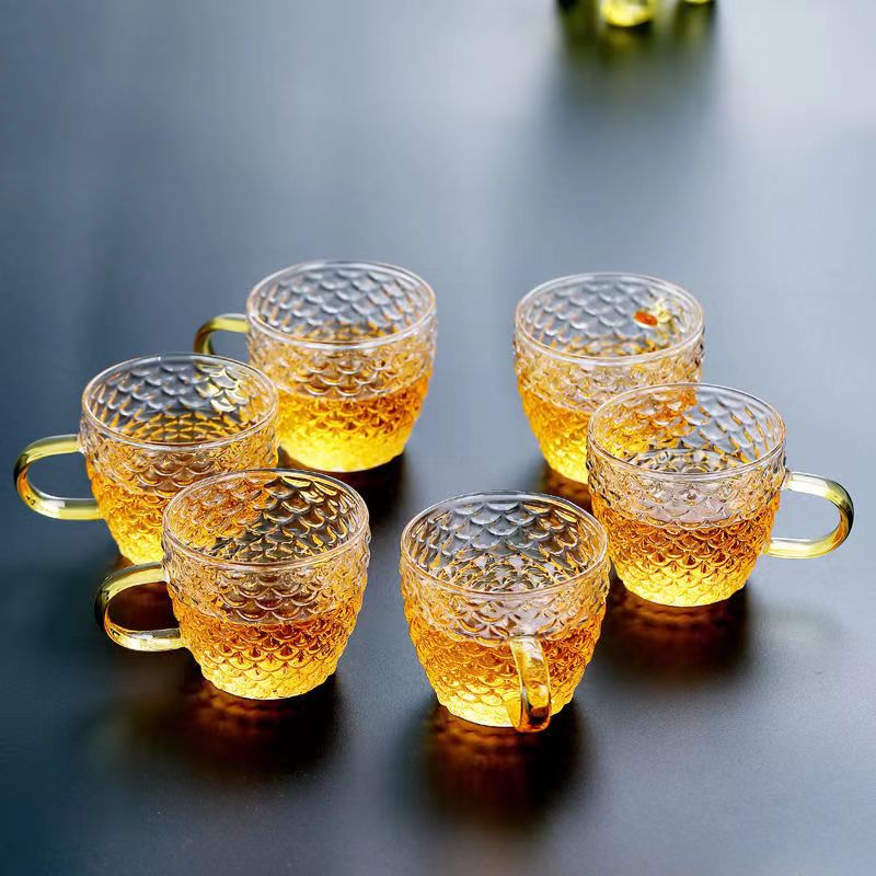 Glass Tea Cups small Cups Home - Coffee Tea Game 评论和价格