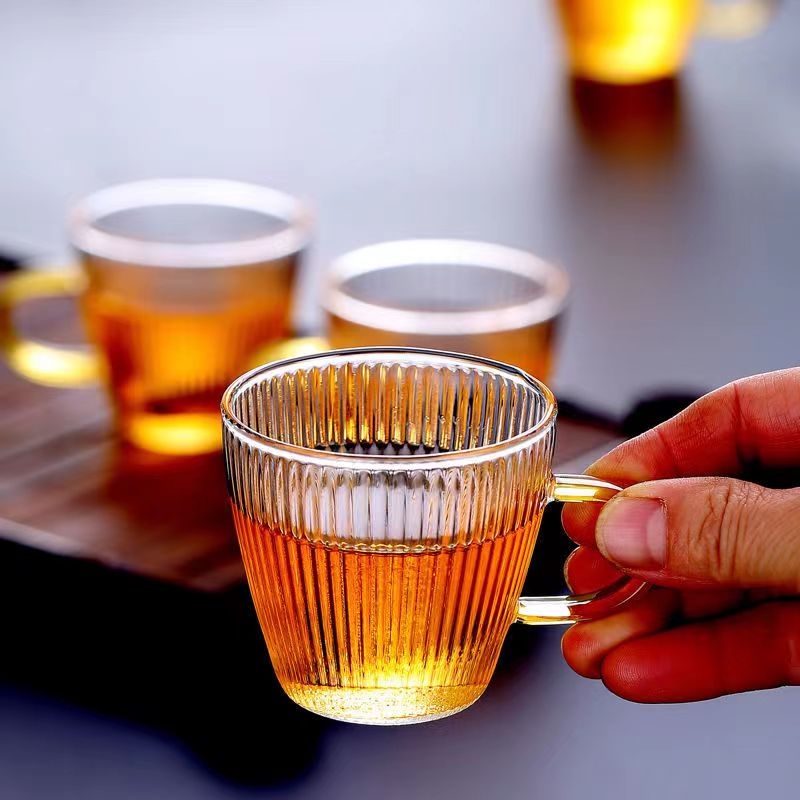 Glass Tea Cups small Cups Home - Coffee Tea Game 评论和价格