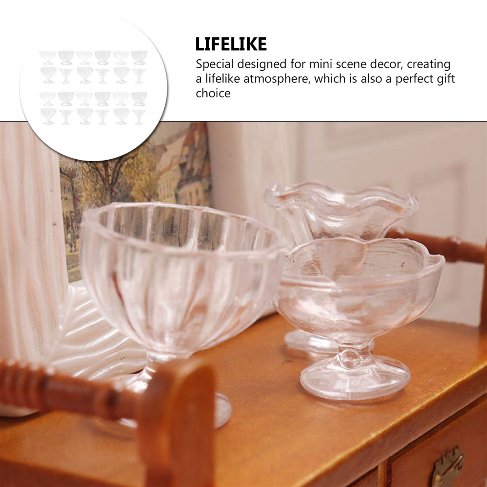 24Pcs Miniature Cups Mini Ice  - Coffee Tea Cups 评论和价格