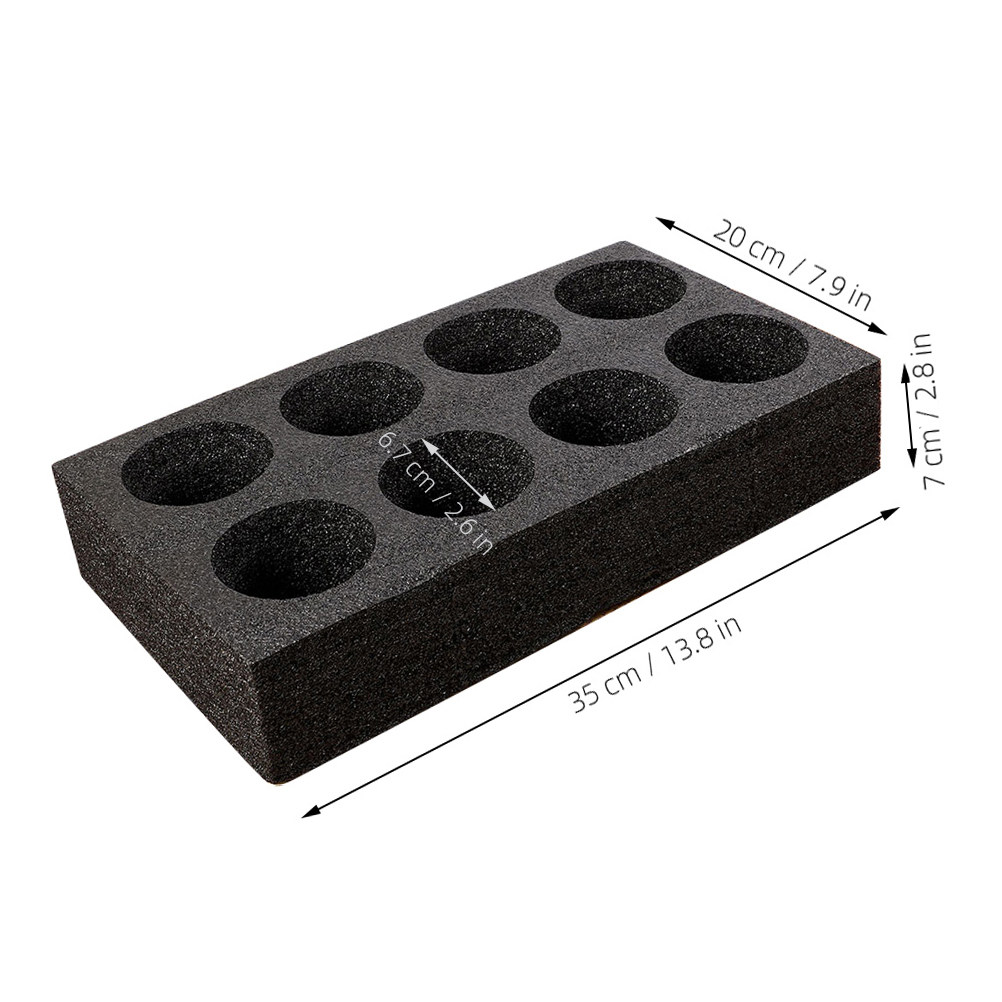 4Pcs 8-Hole Beverage Cup Tray  - Coffee Tea Mugs 评论和价格