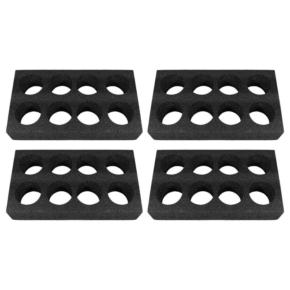 4Pcs 8-Hole Beverage Cup Tray  - Coffee Tea Mugs 评论和价格