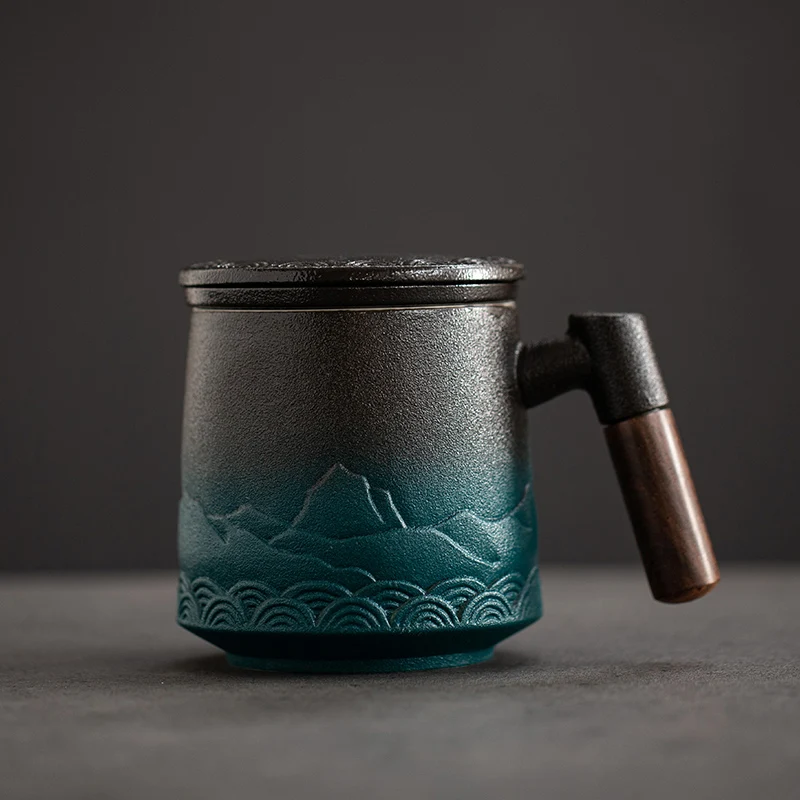 Ceramic Strainer Tea Cup Mug w - Coffee Tea Exchange 评论和价格