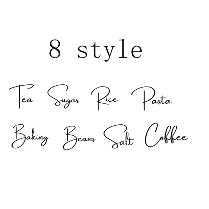 Decal Only 8Pcs Kitchen Organi - Switching Coffee To Tea 评论和价格