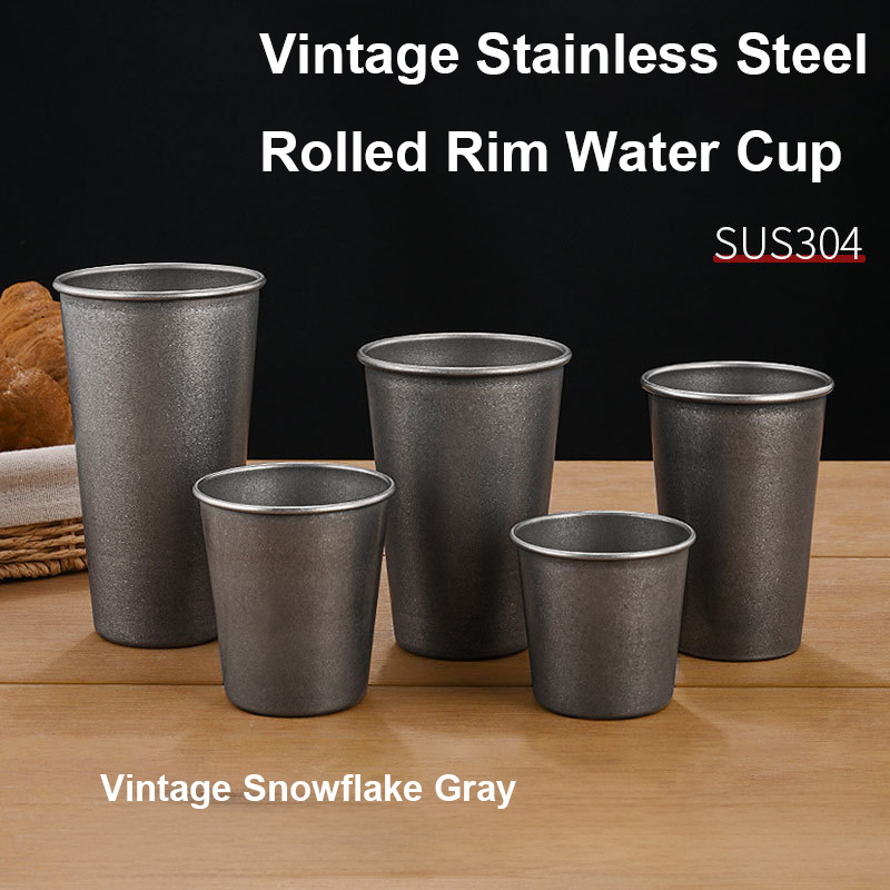 Retro Silver Stainless Steel D - Coffee Tea Drink 评论和价格