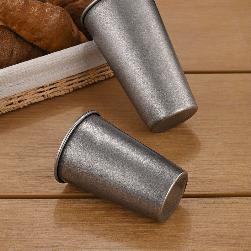 Retro Silver Stainless Steel D - Coffee Tea Drink 评论和价格