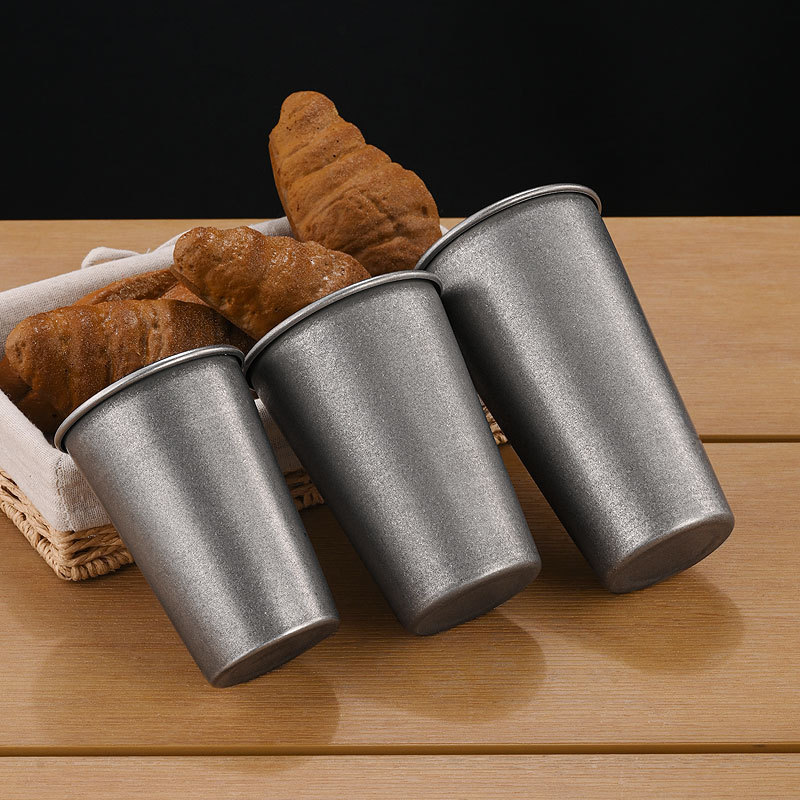 Retro Silver Stainless Steel D - Coffee Tea Drink 评论和价格