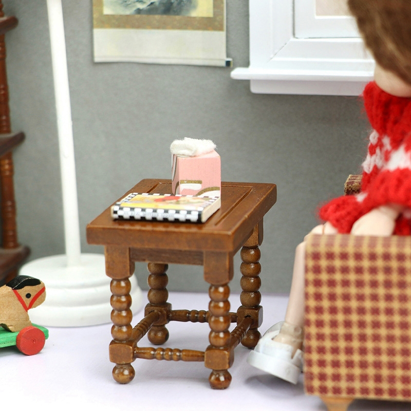 1:12 Dollhouse Miniature Round - Coffee And Tea Bar 评论和价格