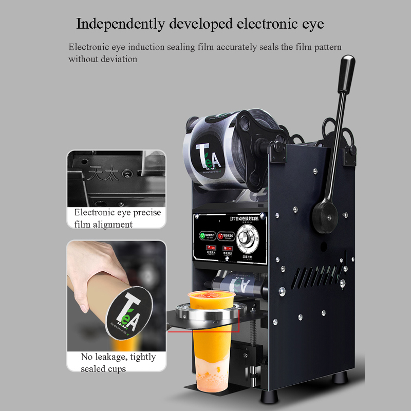 Automatic Cup sealing machine  - Coffee Tea Cups 评论和价格