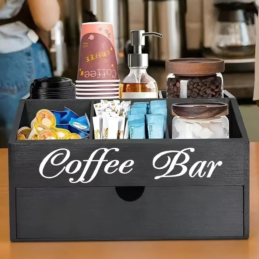 Coffee Storage Box Water Bar C - Coffee And Tea Bar 评论和价格