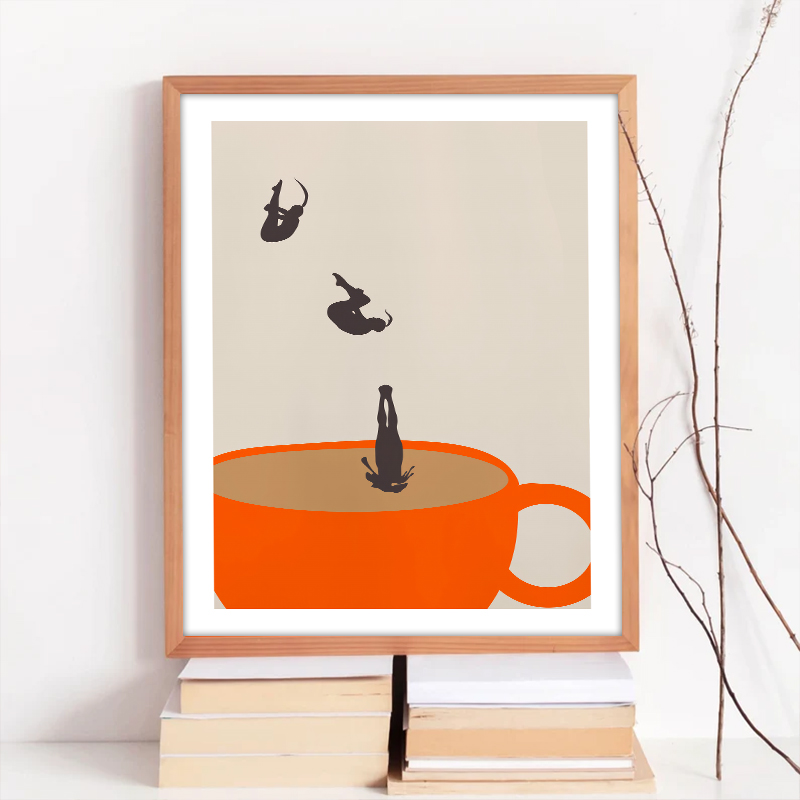 Funny Girl Coffee Tea Cup Medi - Coffee Tea Picture 评论和价格