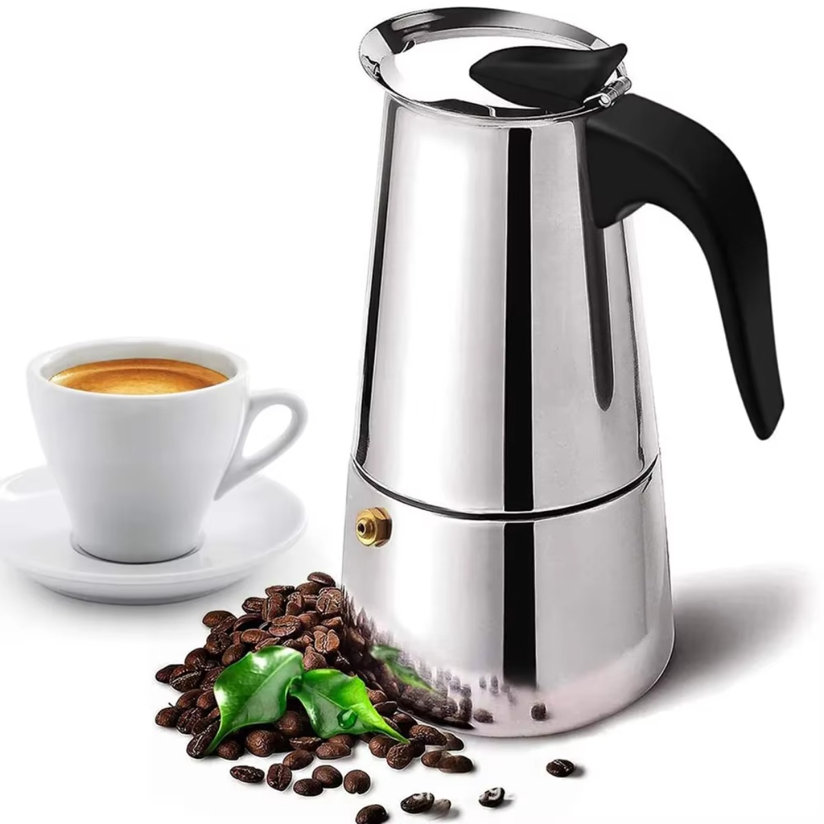 Portable Mocha Coffee Pot Stai - Coffee Tea Home 评论和价格