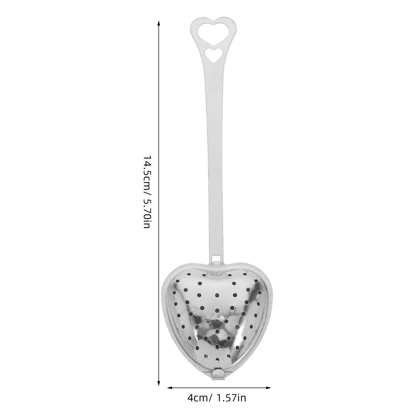 6Pcs Stainless Steel Heart Tea - Coffee Tea Infuser 评论和价格