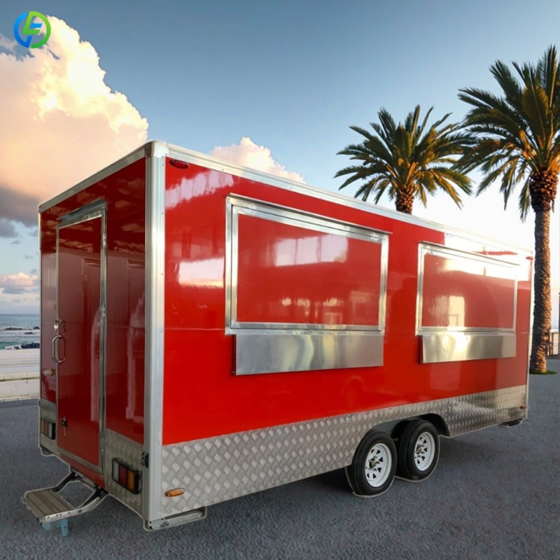 Customized Mobile Food Trailer - Coffee Tea Vendor 评论和价格
