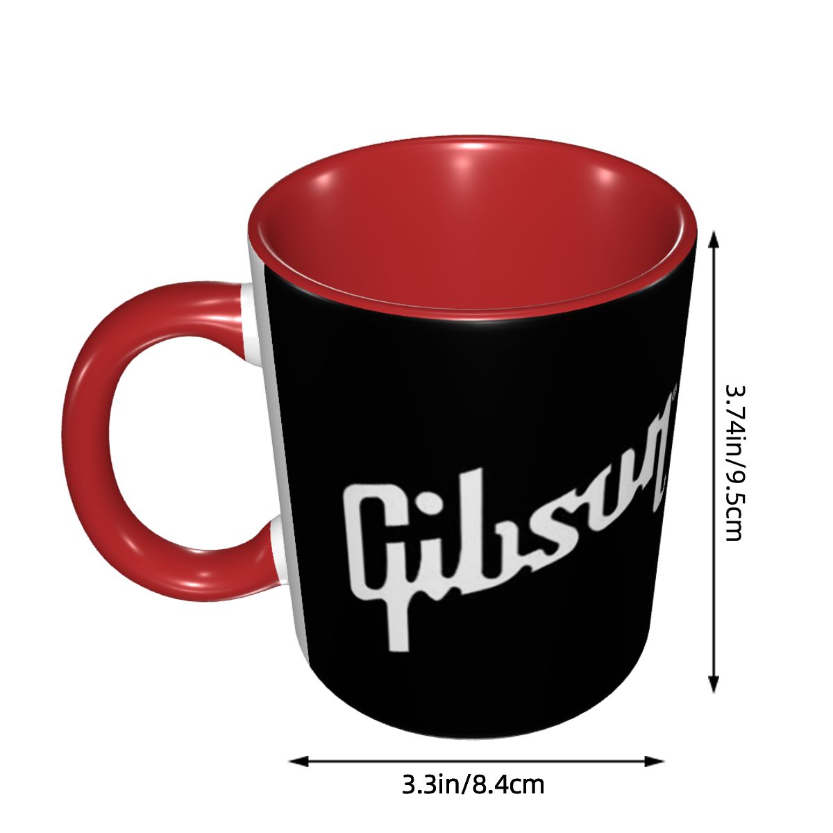 Guitar Gibson Logo Mug Funny C - Coffee Tea Logo 评论和价格