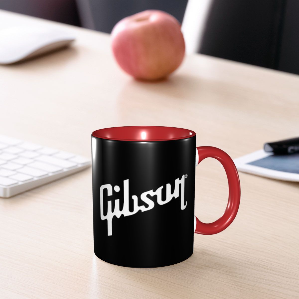 Guitar Gibson Logo Mug Funny C - Coffee Tea Logo 评论和价格