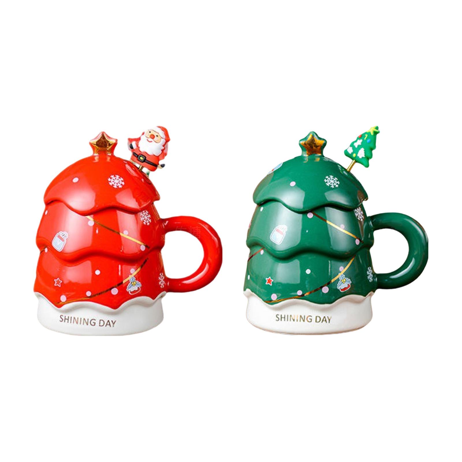 Festive Tree Shaped Mug with H - Coffee Tea Festival 评论和价格
