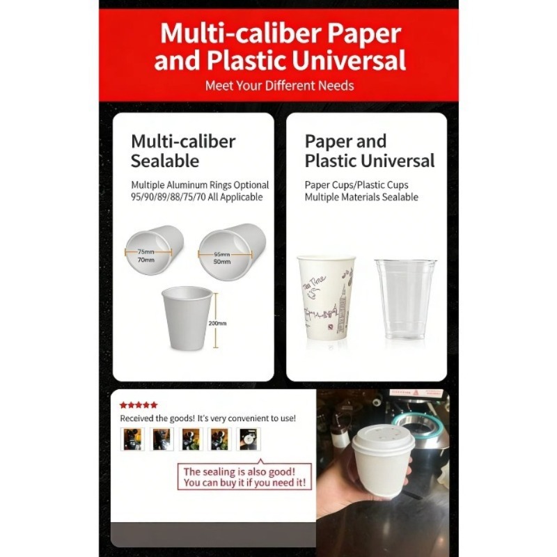 Automatic Plastic Cup Sealing  - Coffee Tea Shop 评论和价格
