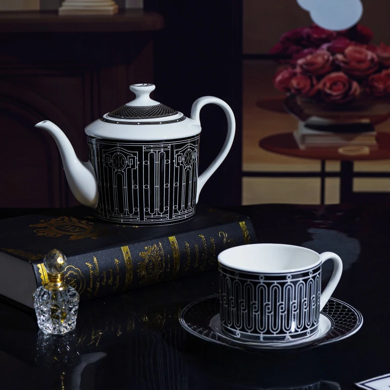 Simple European-Style Tea Set  - Coffee Tea Organizer 评论和价格