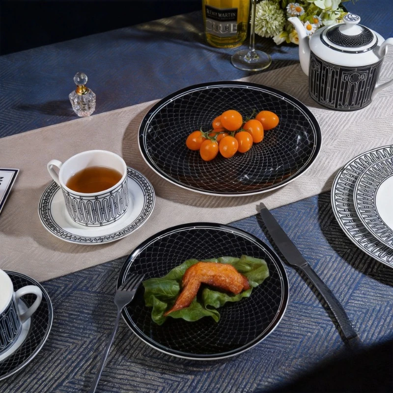 Simple European-Style Tea Set  - Coffee Tea Organizer 评论和价格
