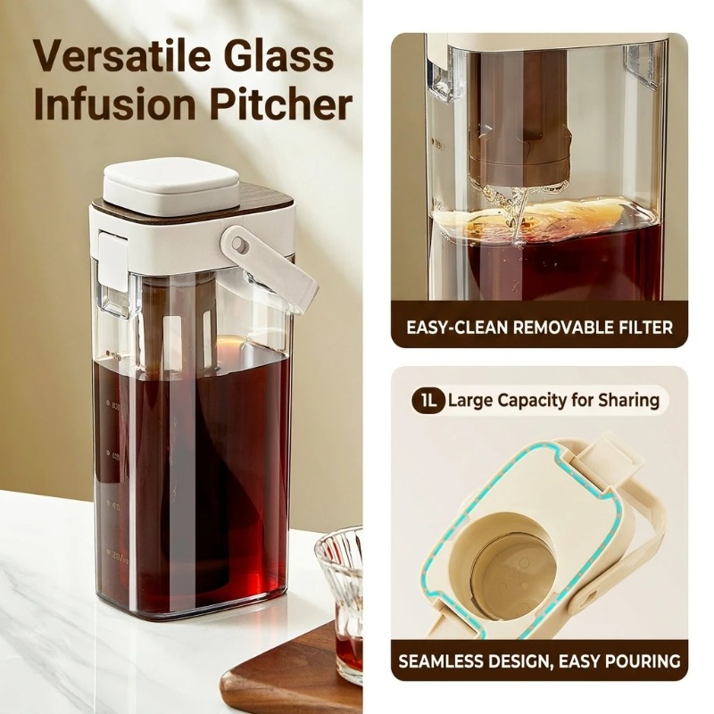 Cold Brew Coffee Pitcher Leak  - Coffee Tea Infuser 评论和价格