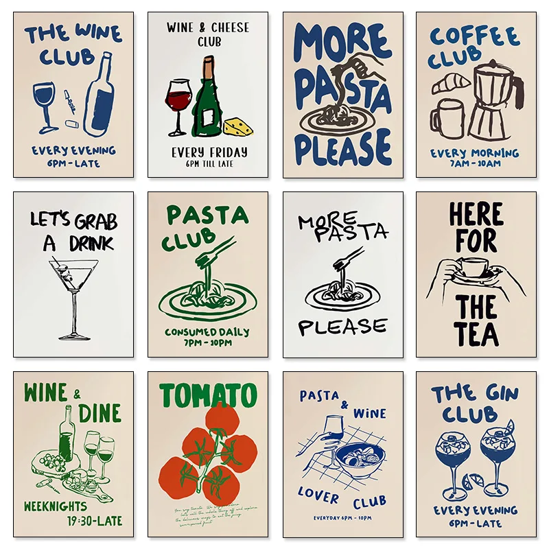 Modern Kitchen Art Wine Coffee - Coffee Tea Picture 评论和价格