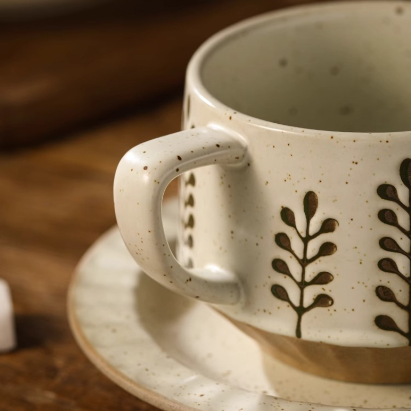 Retro Ceramic Cup Coarse Potte - Coffee Tea Game 评论和价格