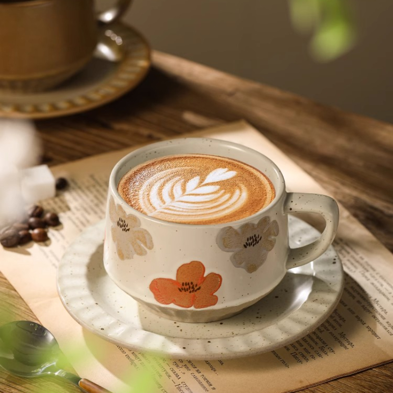 Retro Ceramic Cup Coarse Potte - Coffee Tea Game 评论和价格