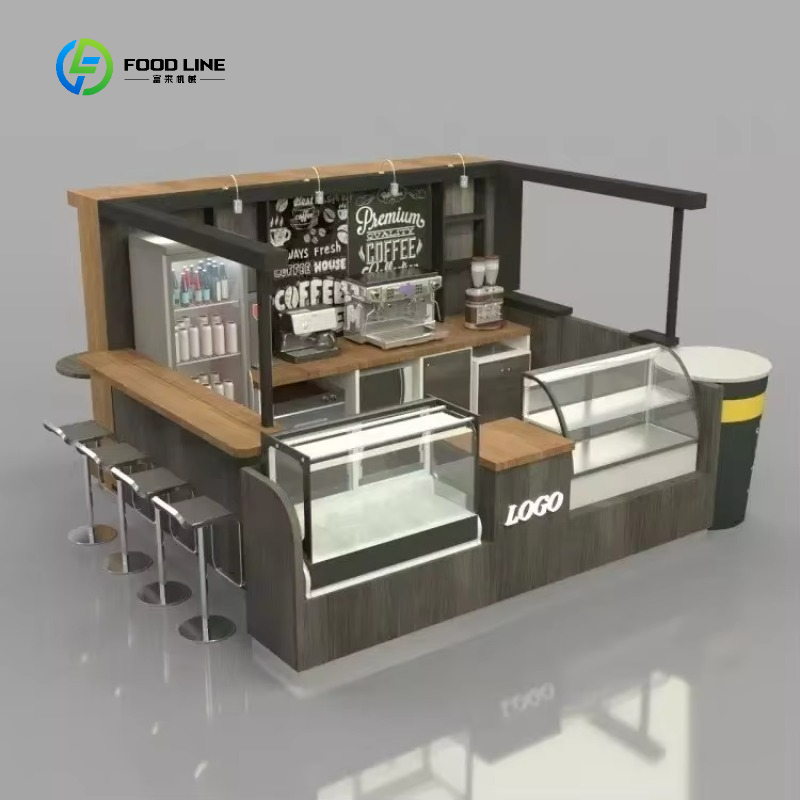 2026 New FL Customized Design  - Coffee Tea Kiosk 评论和价格