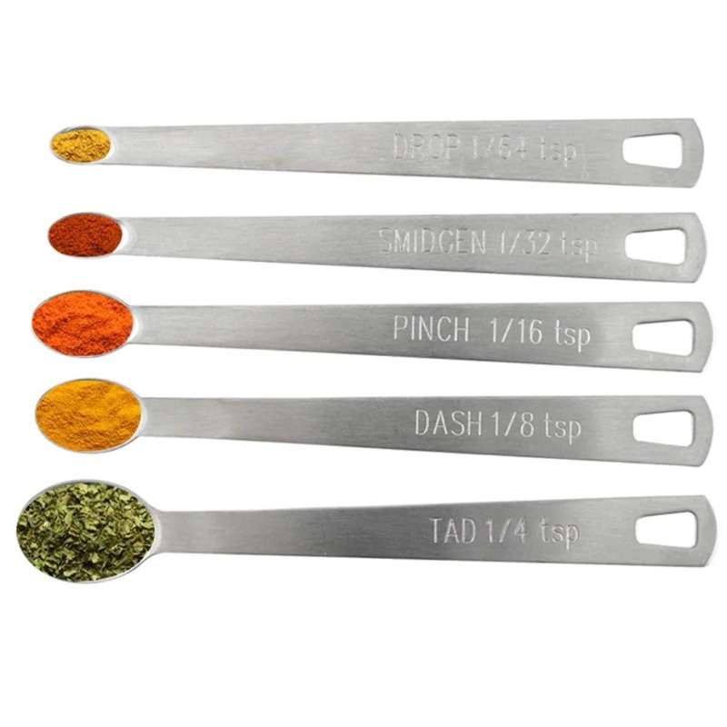 5pcs/Set Small Measuring Spoon - Coffee Tea Game 评论和价格