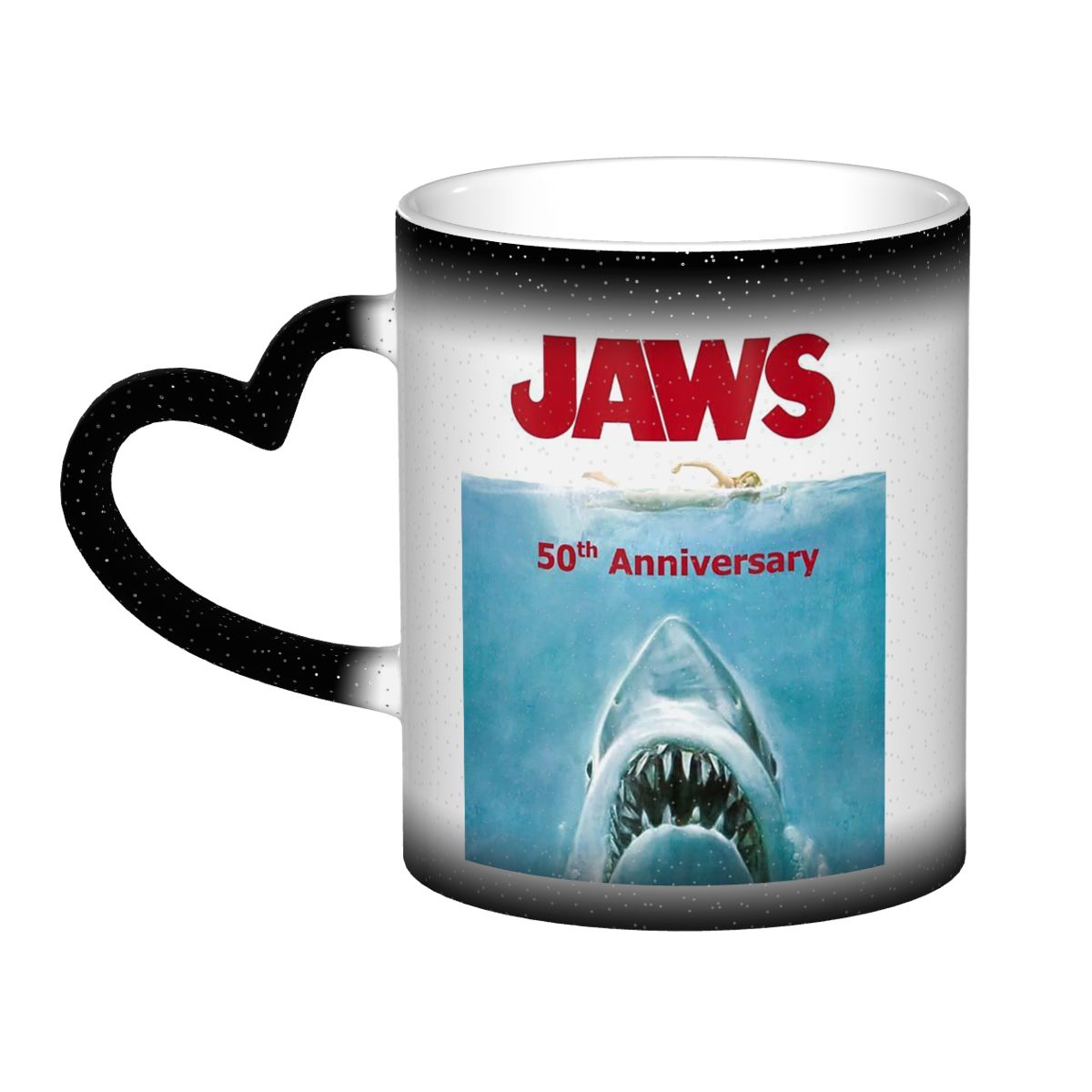 Jaws 50th Anniversary Logo Mug - Coffee Tea Logo 评论和价格