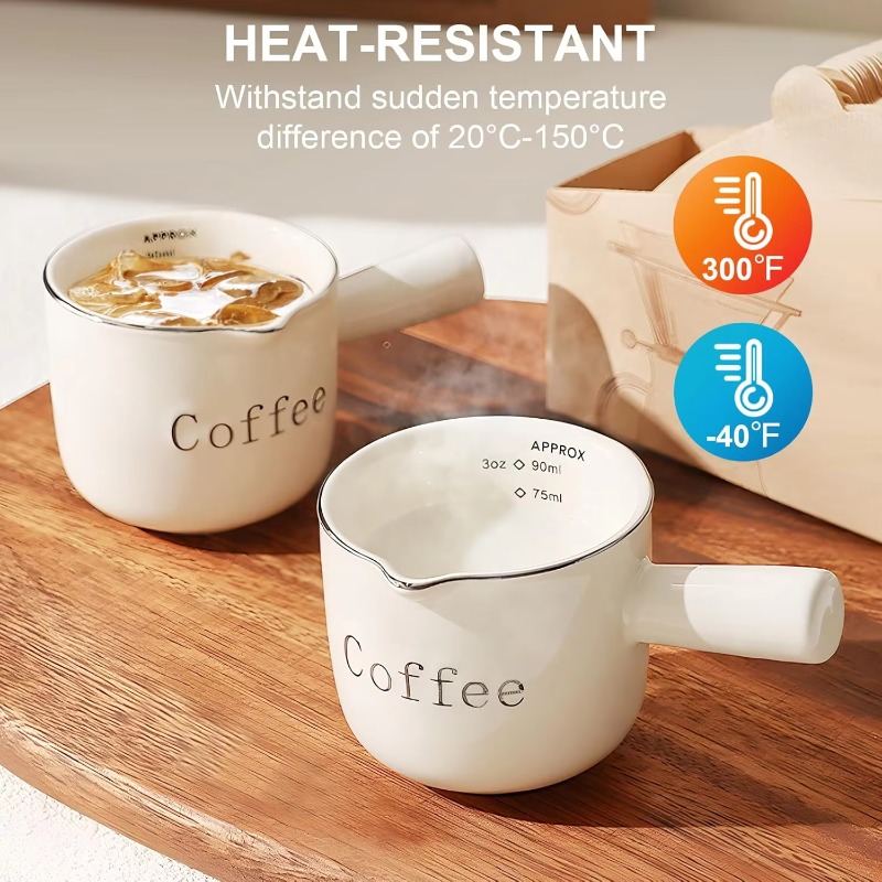 Mini Ceramic Coffee Cup with H - Coffee Tea Cups 评论和价格
