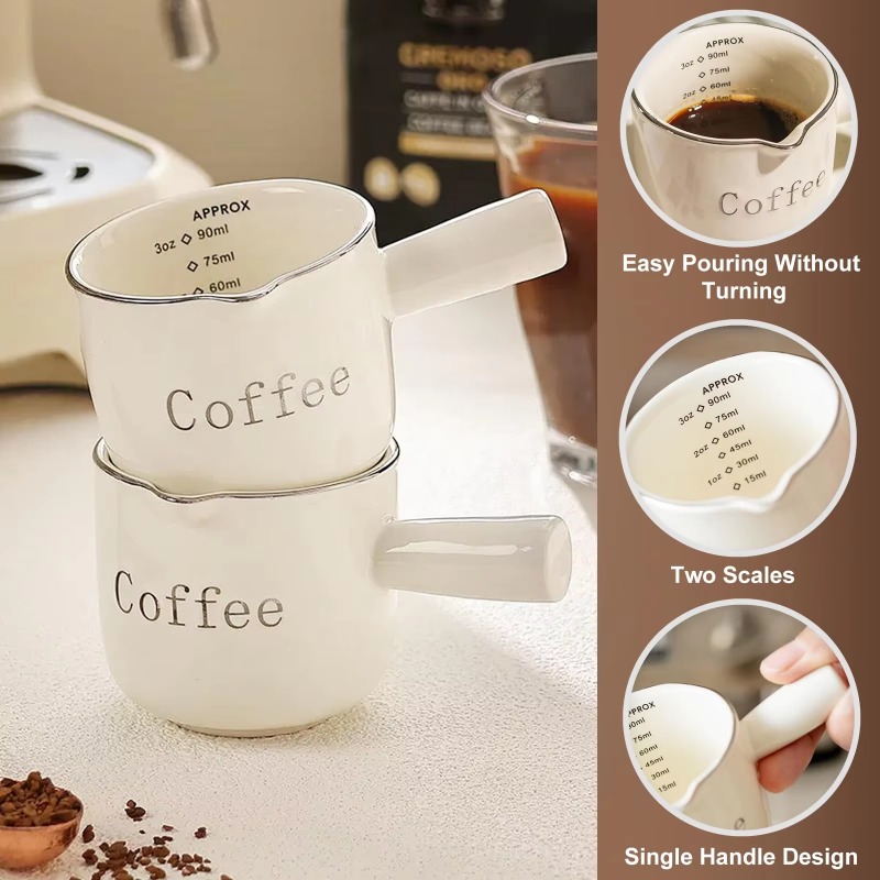 Mini Ceramic Coffee Cup with H - Coffee Tea Cups 评论和价格