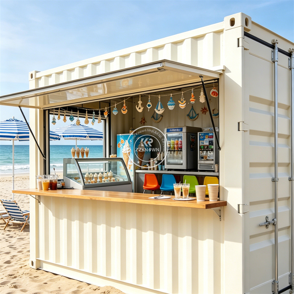 Outdoor Mobile Food Container  - Coffee Tea Kiosk 评论和价格