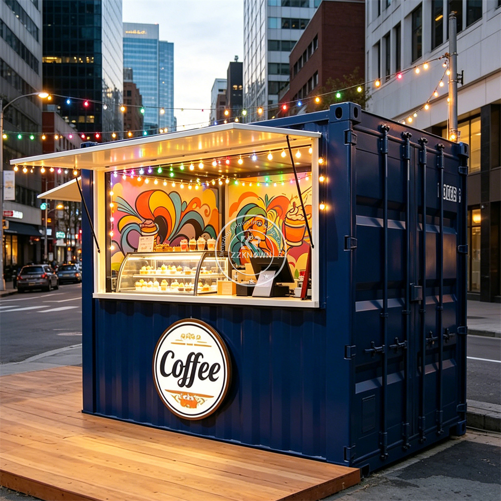 Outdoor Mobile Food Container  - Coffee Tea Kiosk 评论和价格