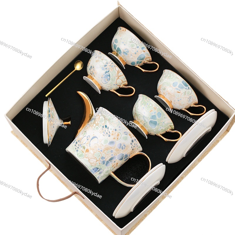 Coffee cup ceramic kettle flow - Coffee Tea Gift Set 评论和价格