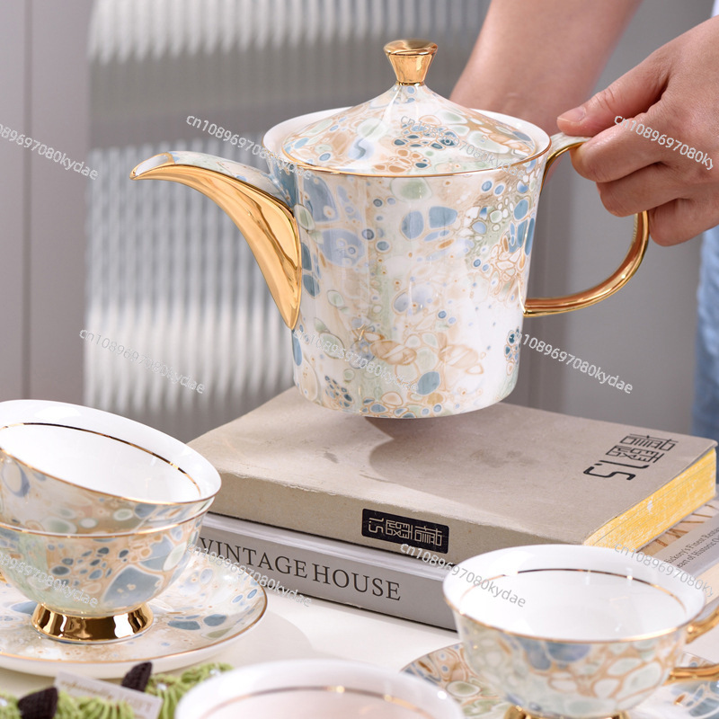 Coffee cup ceramic kettle flow - Coffee Tea Gift Set 评论和价格