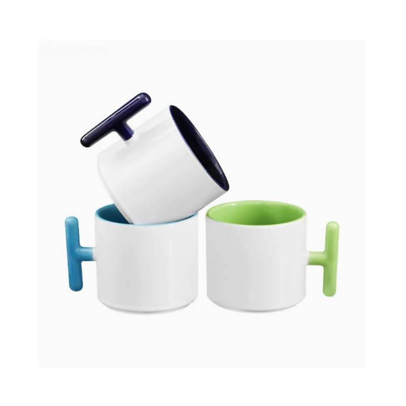 2PCS Creativity T-shaped handl - Coffee Tea Picture 评论和价格