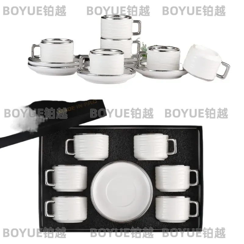 Luxury Ceramic Coffee Cup and  - Coffee Tea Gift Set 评论和价格